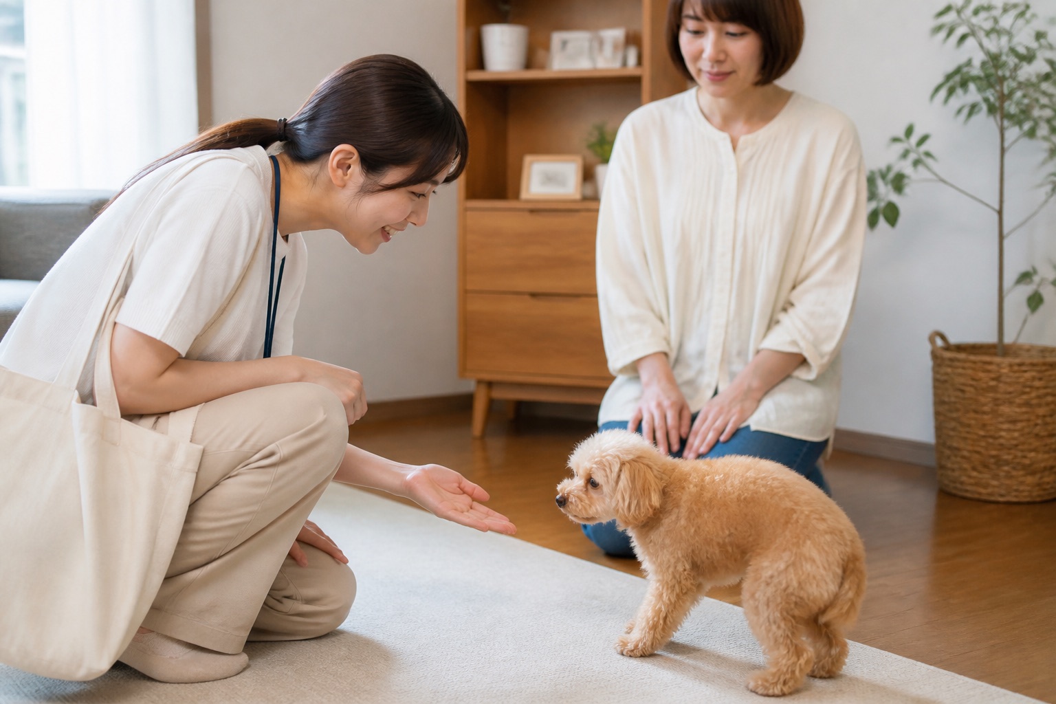ペットシッター利用前の打ち合わせ